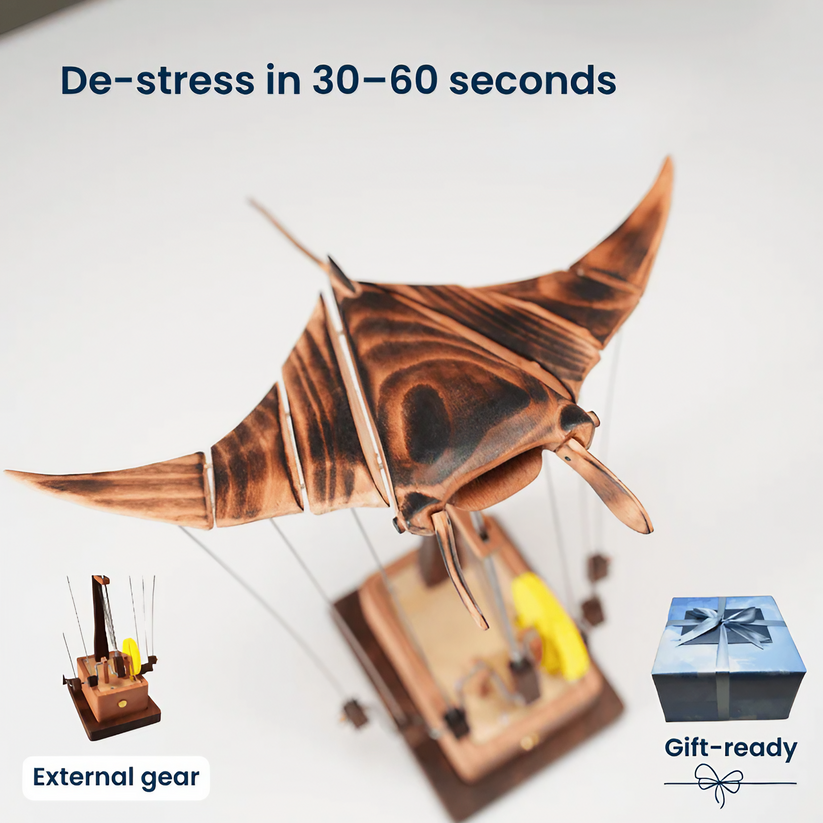 Marvela™ Handcrafted Manta Ray Automaton