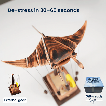 Marvela™ Handcrafted Manta Ray Automaton