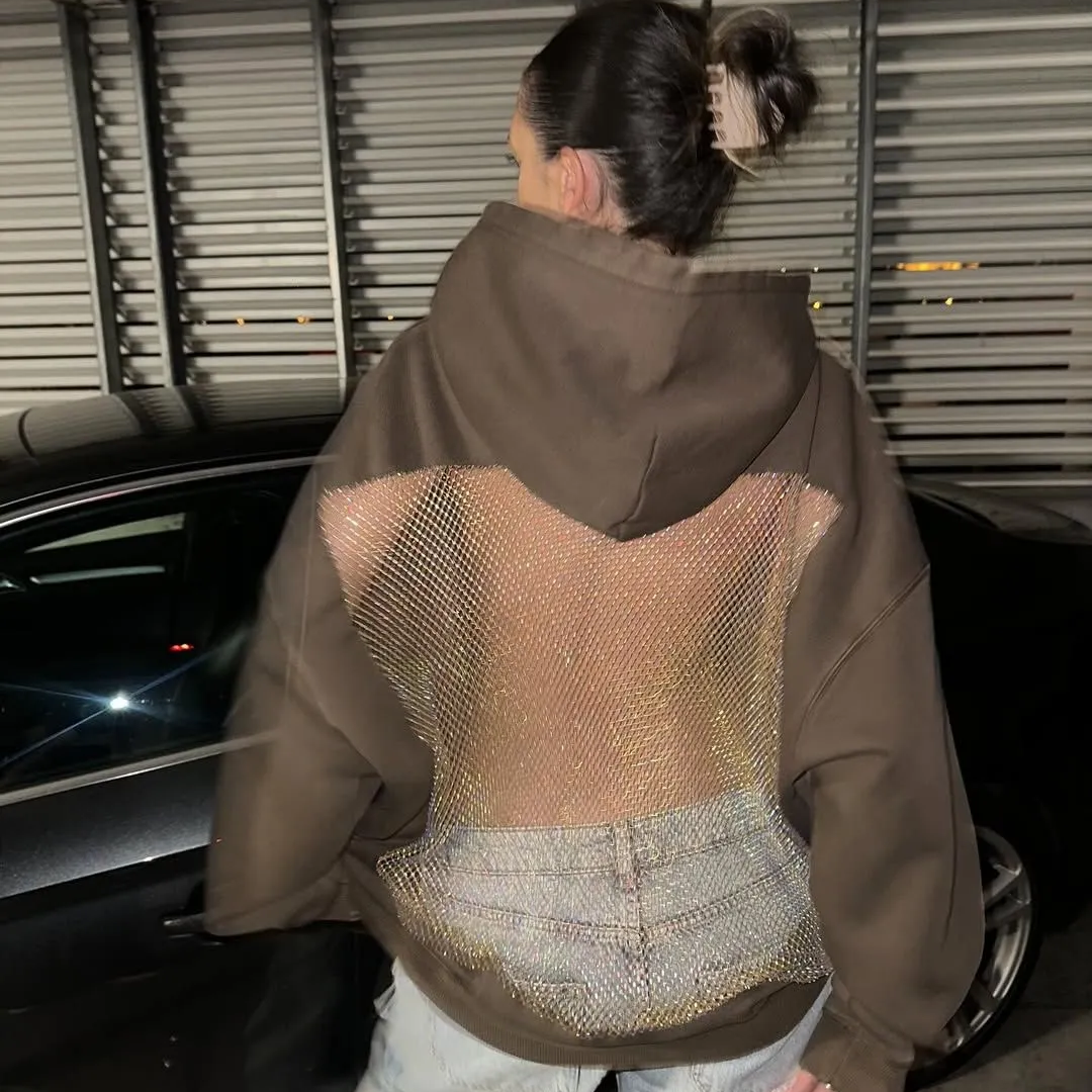 AuraMesh™ Crystal-Back Hoodie
